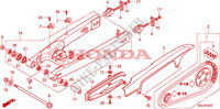 BRAS OSCILLANT pour Honda CBF 1000 F ABS 98HP de 2010
