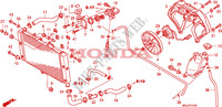 RADIATEUR pour Honda CBF 1000 F ABS 98HP de 2010