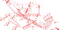 SILENCIEUX D'ECHAPPEMENT pour Honda CBF 1000 F ABS de 2011