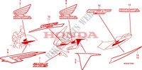 AUTOCOLLANTS pour Honda CBF 600 NAKED ABS de 2010