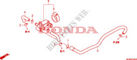 COMMANDE INJECTION D'AIR SOUPAPE pour Honda CBF 600 NAKED 34HP de 2010