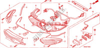 FEUX ARRIERE pour Honda CBF 600 FAIRING ABS 34HP de 2010