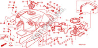 RESERVOIR A CARBURANT/POMPE A CARBURANT(CBF600S/SA) pour Honda CBF 600 FAIRING ABS de 2011