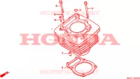 CYLINDRE pour Honda XR 600 R de 1990