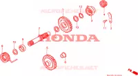 AXE DE KICK pour Honda CR 500 R de 1997