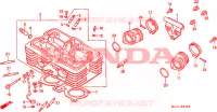 CULASSE pour Honda CB 450 S de 1989