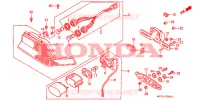 FEU ARRIERE pour Honda VFR 750 de 1987