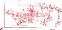 FREIN AVANT MAITRE CYLINDRE(1) pour Honda VFR 750  INTERCEPTOR de 1986