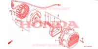 GENERATRICE(1) pour Honda VFR 750 de 1987