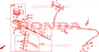 MAITRE CYLINDRE (1) pour Honda VFR 750  INTERCEPTOR de 1986