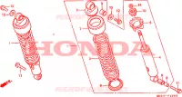 AMORTISSEUR ARRIERE pour Honda CMX 450 de 1987
