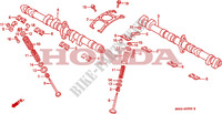 ARBRE A CAMES   SOUPAPE pour Honda CBR 1000 F de 1989
