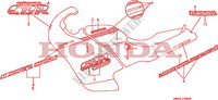 MARQUE(1) pour Honda HURRICANE 1000 CBR de 1988
