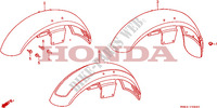 GARDE BOUE AVANT pour Honda VT 1100 SHADOW de 1988