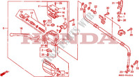 MAITRE CYLINDRE FREIN AV.(XL600VM/VN/VP) pour Honda TRANSALP 600 27HP de 1993