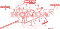 RAYURE(8) pour Honda CBR 600 F HURRICANE de 1990