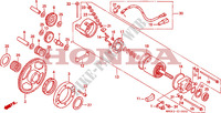 DEMARREUR pour Honda DOMINATOR 650 27HP de 1990