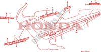 RAYURE(CBR500FH) pour Honda CBR 500 F de 1987