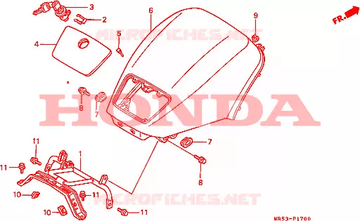 CAPOT Honda MOTO 800 PC800 1990  PC800L
