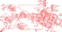 CULASSE(AVANT) pour Honda VFR 400 R3 de 1990
