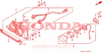FEU ARRIERE pour Honda VFR 400 R3 de 1990