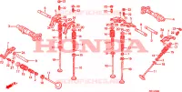 ARBRE A CAMES   SOUPAPE pour Honda NTV 650 REVERE de 1991