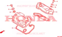 COUVRE CULASSE pour Honda NTV 650 REVERE de 1991