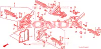 MARCHE(VFR750FL/FM/FN/FP) pour Honda VFR 750 de 1990