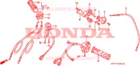 COMMODO   LEVIER   CABLE pour Honda NR 750 de 1992