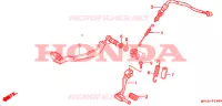 PEDALE pour Honda AFRICA TWIN 750 de 1992