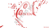 CHAINE A CAMES/TENDEUR(2) pour Honda CBR 600 de 1996