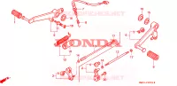 PEDALE(2) pour Honda CBR 900 FIREBLADE de 1995