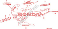RAYURE/MARQUE(3) pour Honda CBR 900 RR de 1994