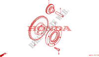 ROUE LIBRE DE DEMARREUR pour Honda CBR 900 RR de 1993
