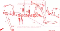 BEQUILLE pour Honda SEVEN FIFTY 750 34HP de 1995
