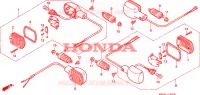 CLIGNOTANT pour Honda SEVEN FIFTY 750 de 1998