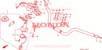 GUIDON   TE DE FOURCHE pour Honda SEVEN FIFTY 750 de 1998