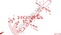 SILENCIEUX D'ECHAPPEMENT pour Honda CB 500 S 34HP de 2002