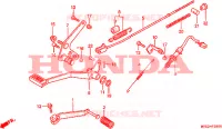 PEDALE pour Honda CB 500 de 1994