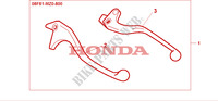 KIT DE LEVIERS CHROMES pour Honda VALKYRIE 1500 F6C CRUISER de 2002