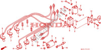 BOBINE D'ALLUMAGE pour Honda F6C 1500 de 1999