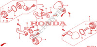 CLIGNOTANT(2) pour Honda VALKYRIE 1500 F6C TOURER de 2000