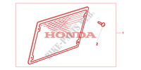 GRILLE DE RADIATEUR CHROME pour Honda VALKYRIE 1500 F6C de 2000