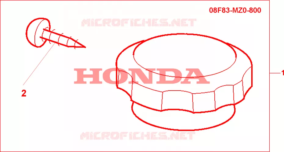 BOUCHON DE RADIATEUR CHROME Honda MOTO 1500 GOLD-WING 2000  GL1500CY