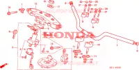 GUIDON   TE DE FOURCHE pour Honda BIG ONE 1000 de 1994