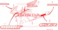 RAYURE/MARQUE(2) pour Honda CBR 1000 F de 1993