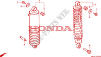 AMORTISSEUR ARRIERE pour Honda GL 1500 GOLD WING ASPENCADE de 1994