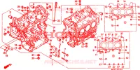 BLOC CYLINDRES(2) pour Honda GL 1500 GOLD WING ASPENCADE de 1996