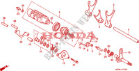 BARILLET DE SELECTION pour Honda SHADOW 750 de 2000