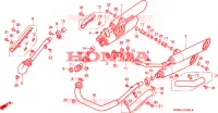 SILENCIEUX D'ECHAPPEMENT pour Honda VF 750 MAGNA de 2002